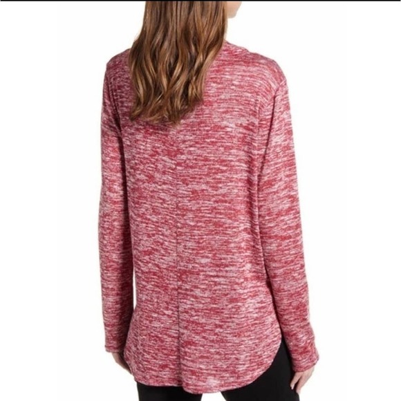 Caslon Space Knit Cowl Neck Tunic Sweater Sz XS - Picture 8 of 11